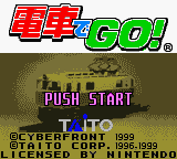 Densha de Go! (Japan) Title Screen
